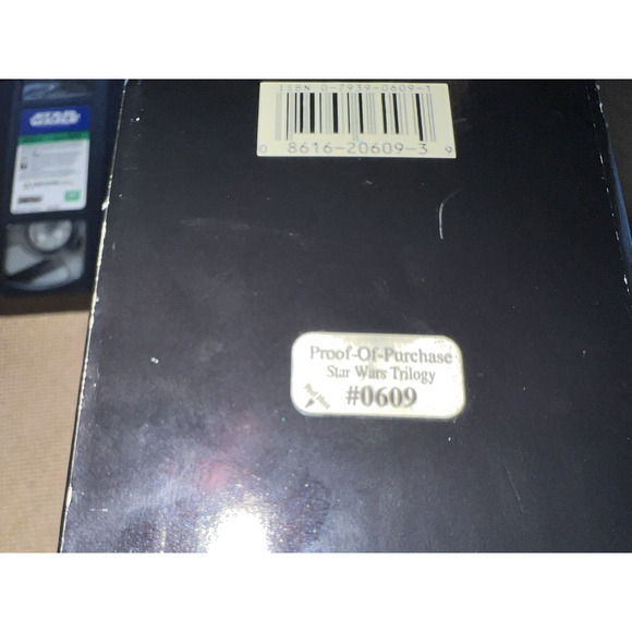 STAR WARS TRILOGY--Boxed 3 VHS Set, Vintage - Picture 6 of 6